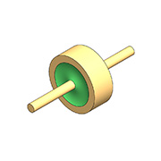 50Ω特性インピーダンス - 単芯フラットヘッド